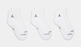 3 pack Ankle Mens Socks (White)