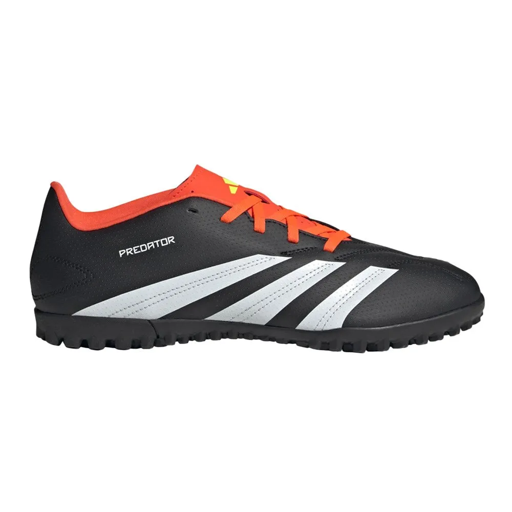 Adidas Predator Club Turf Football Boots (Black/White/Solar Red)