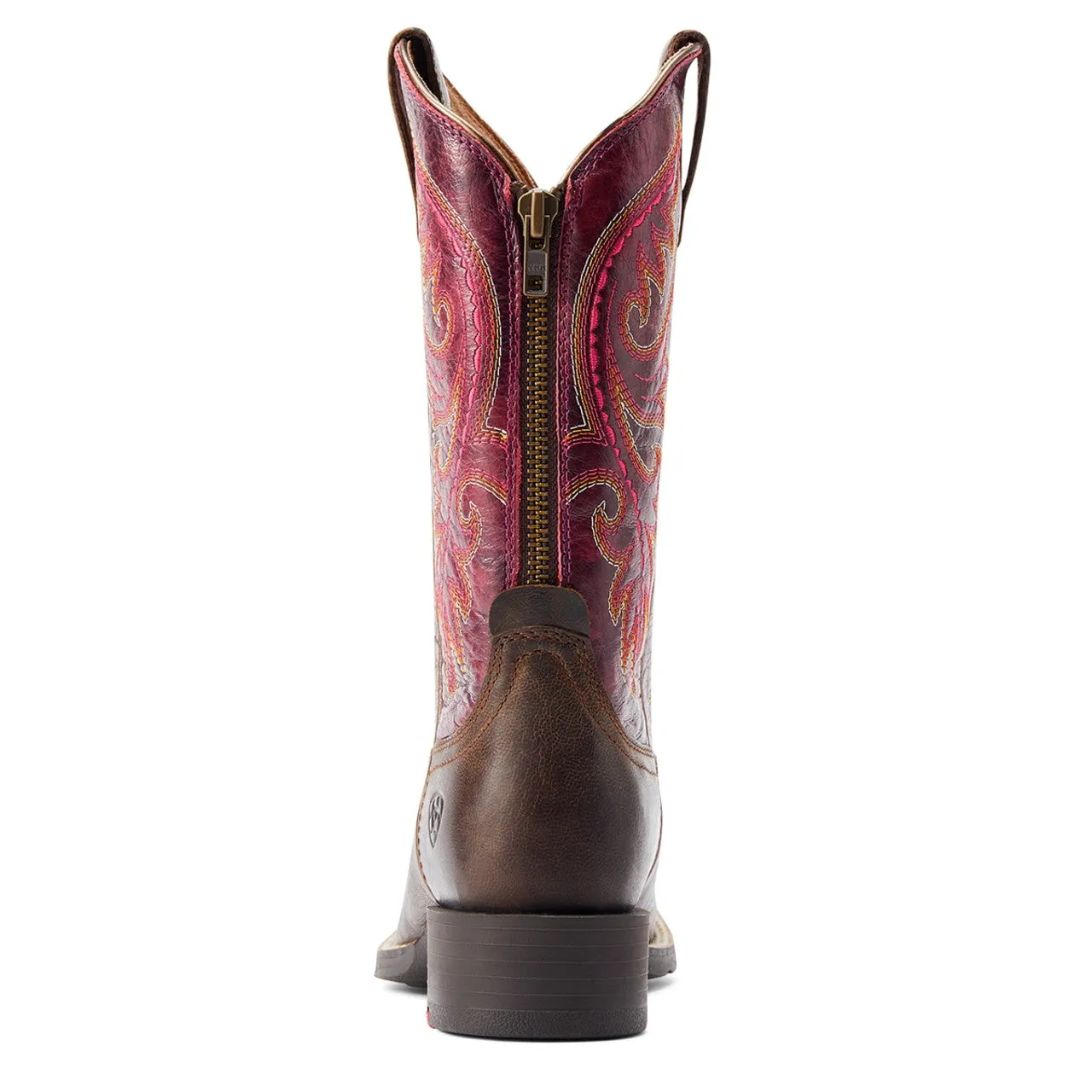 Ariat Women's Performance Round Up Back Zip Square Toe Boots