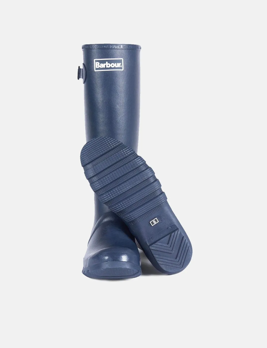 Barbour Bede Wellington Boots - Navy Blue