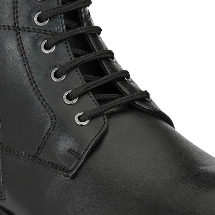 Black Duo Style Lace Up boots