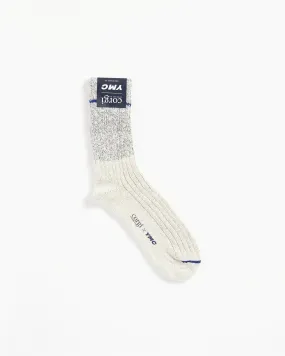 Block Slub Stripe Sock