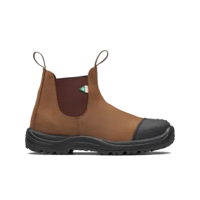 Blundstone 169 - Work & Safety Rubber Toe Cap Saddle Brown