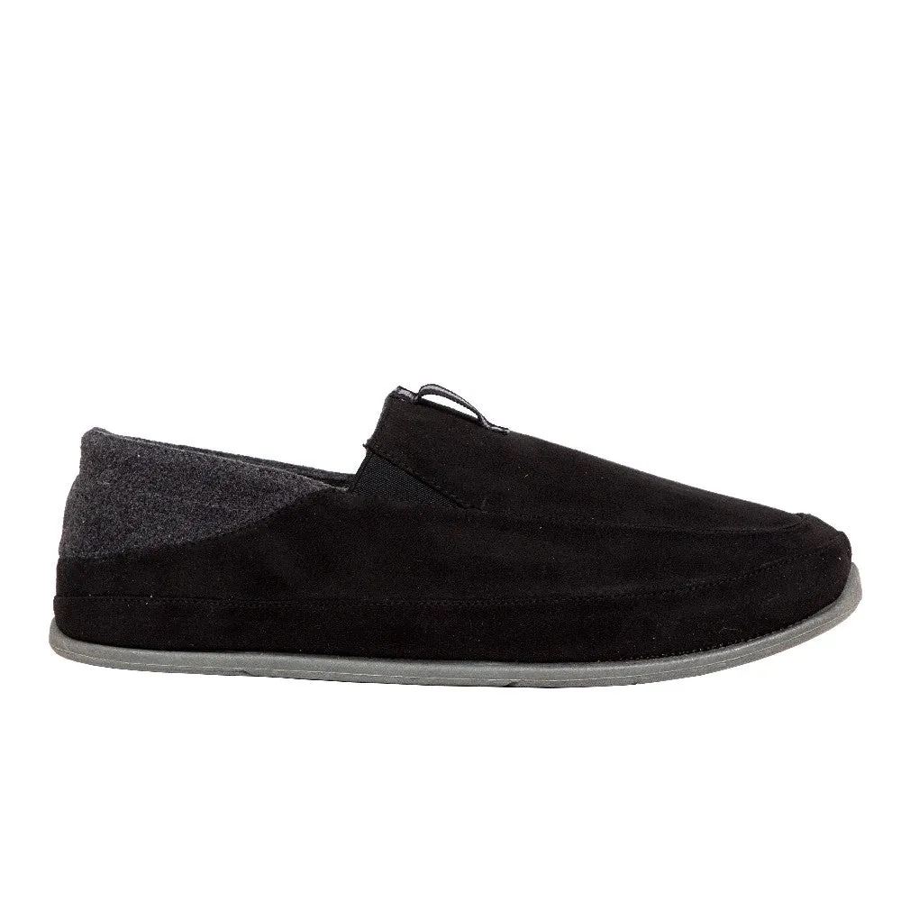 Campo Unisex Slipper in Black/Dark Grey