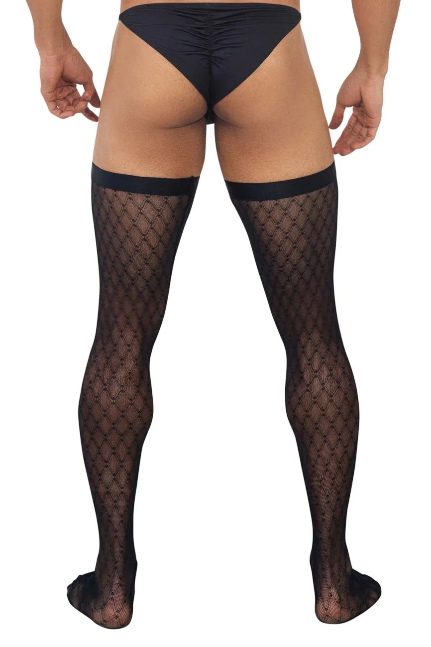 CandyMan Mesh Thigh Highs