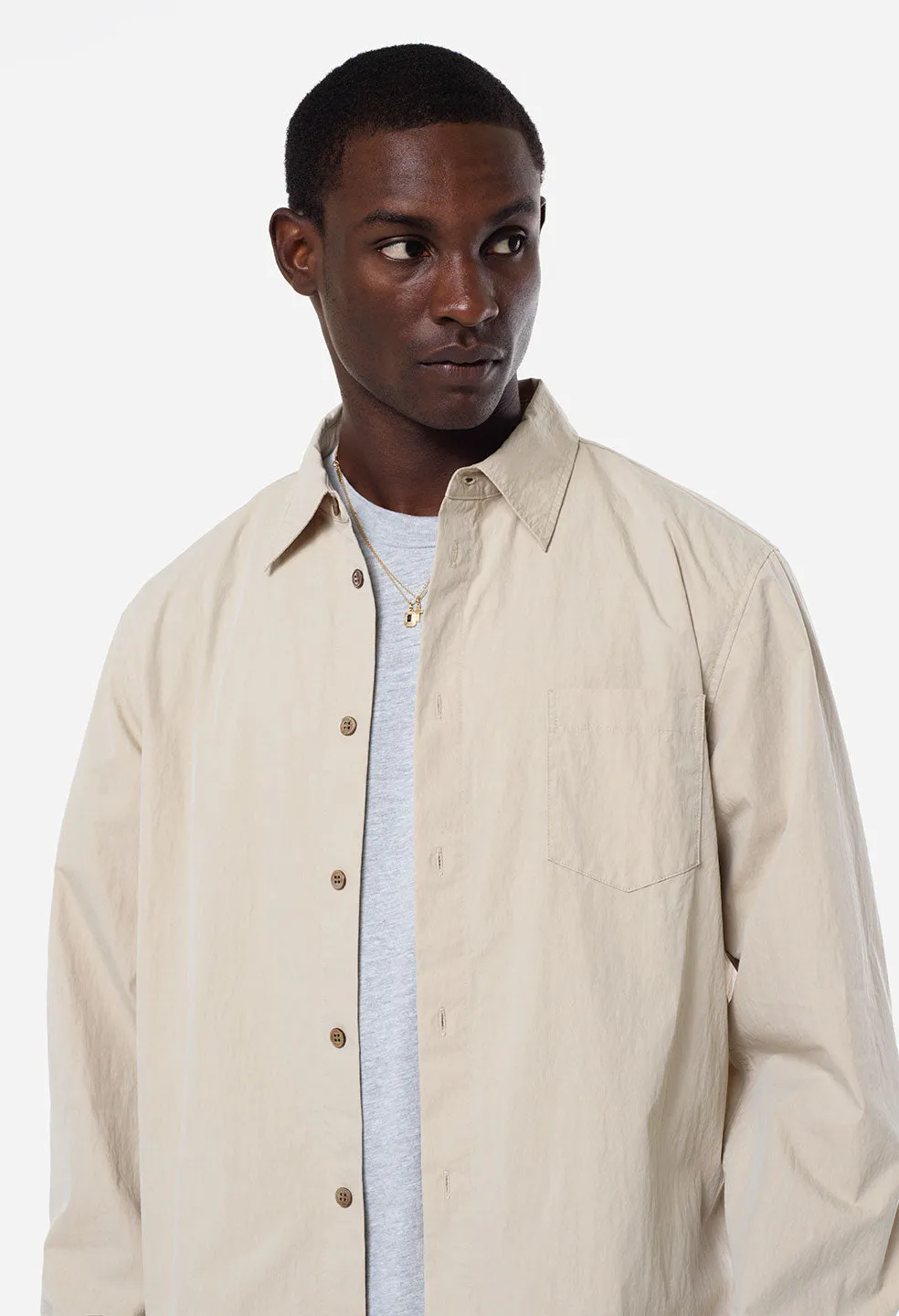 Cloak Button Up / Tan