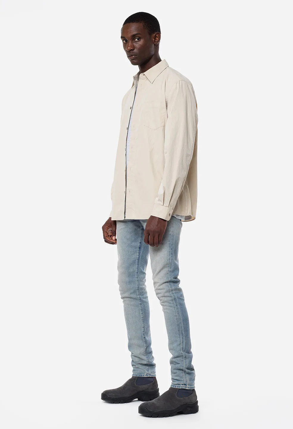 Cloak Button Up / Tan