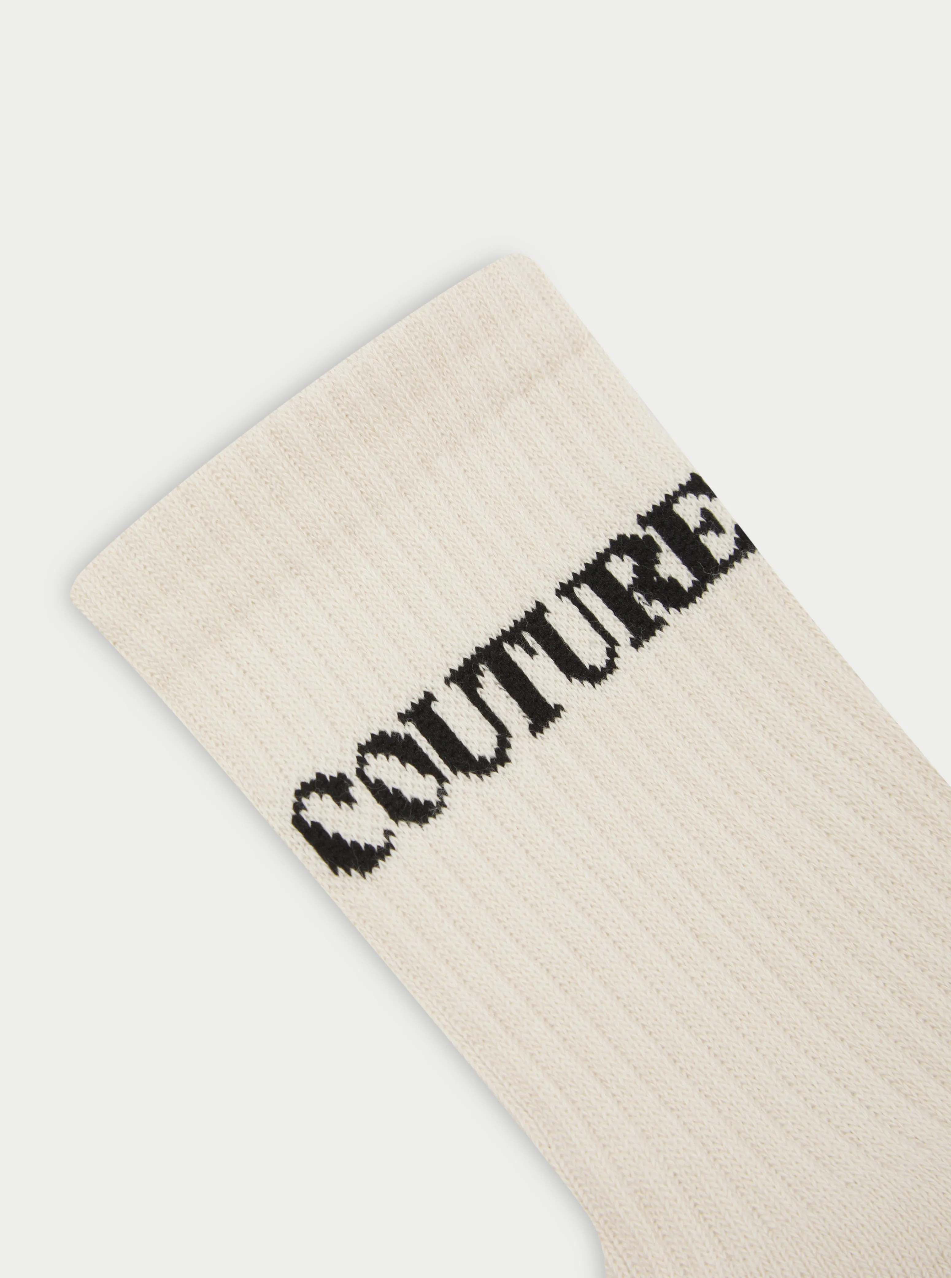 COPYRIGHT SPORTS SOCK - BEIGE