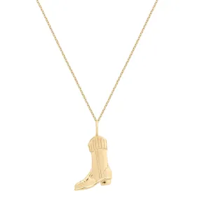 Cowboy Boot Necklace