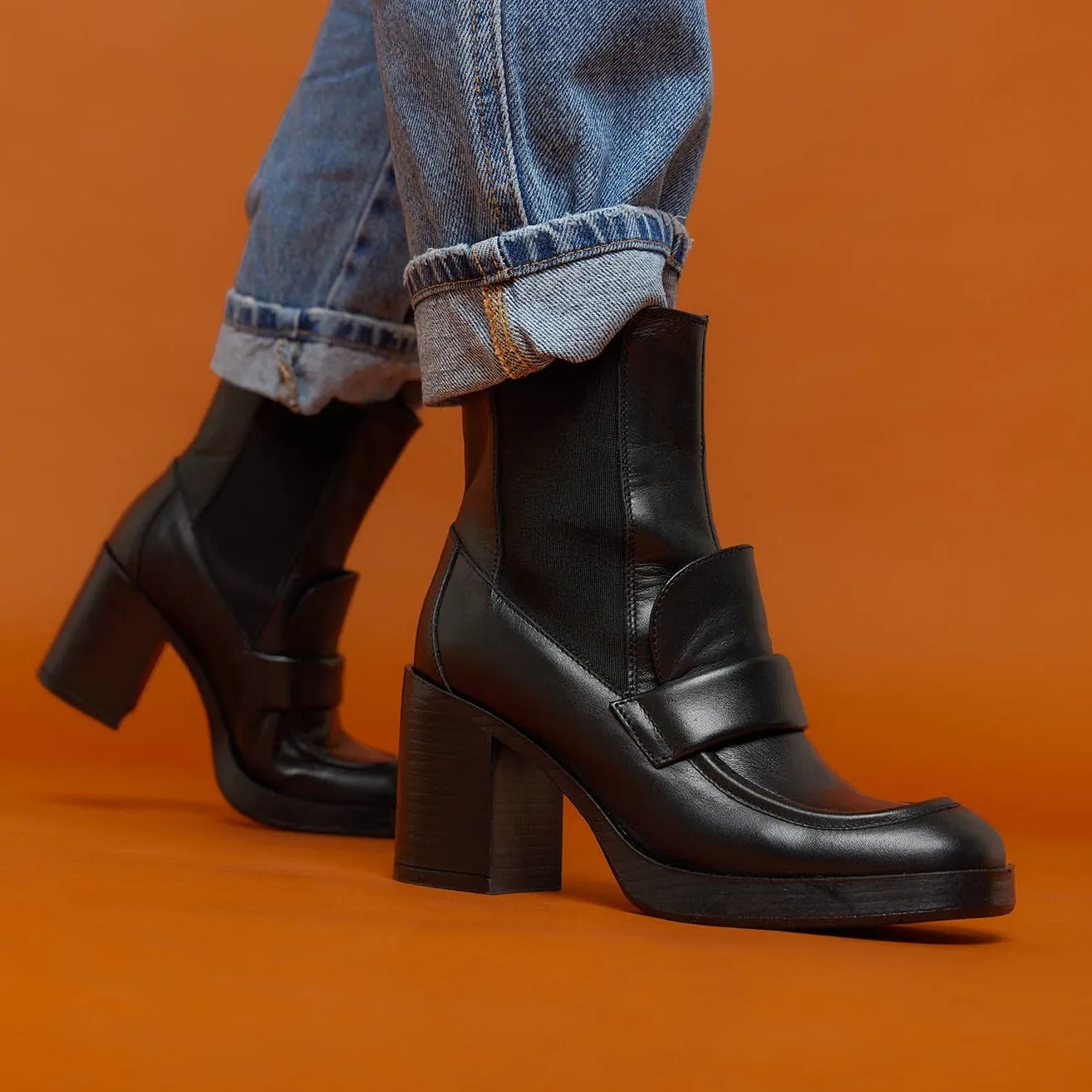 Dames Chelsea Boots 55.094 Nero