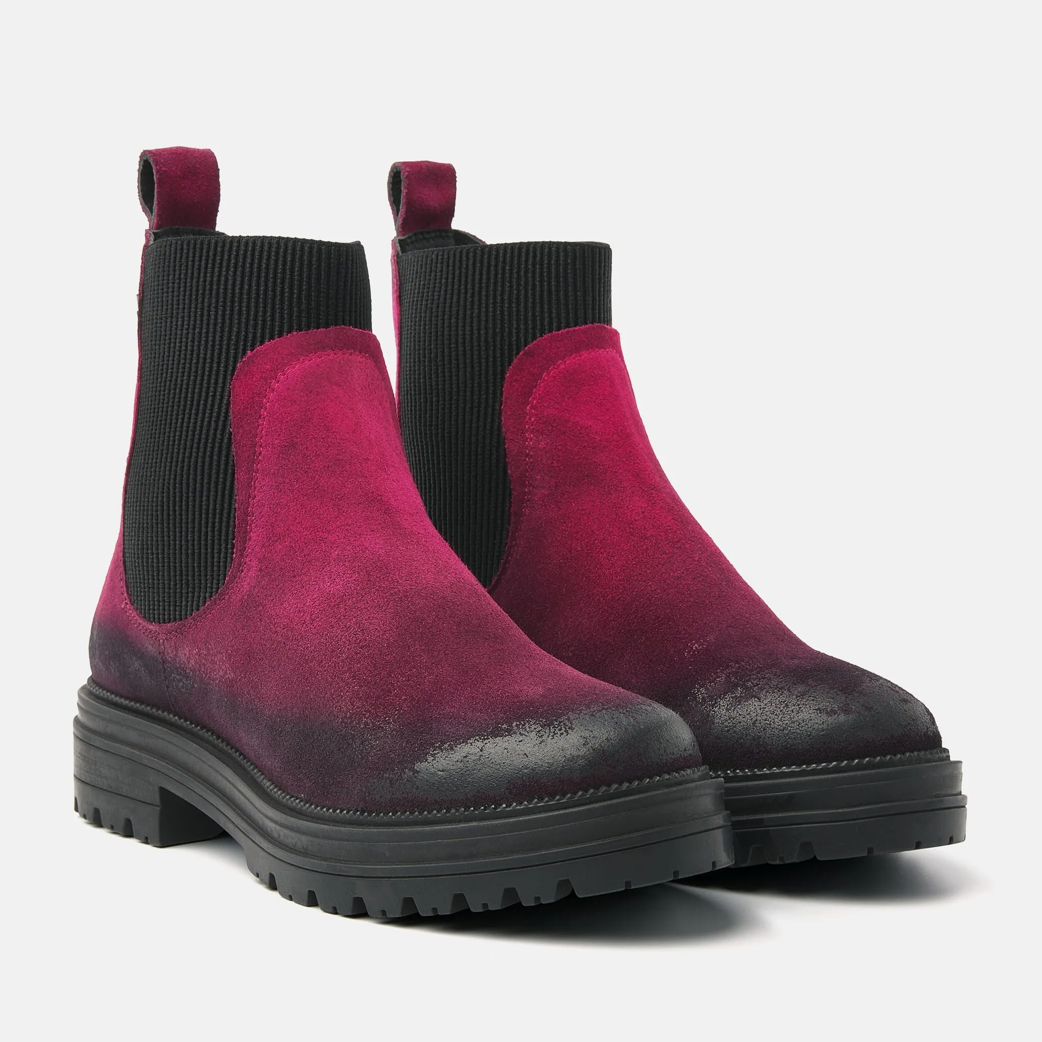 Dames Chelsea Boots 85.611 Fuxia