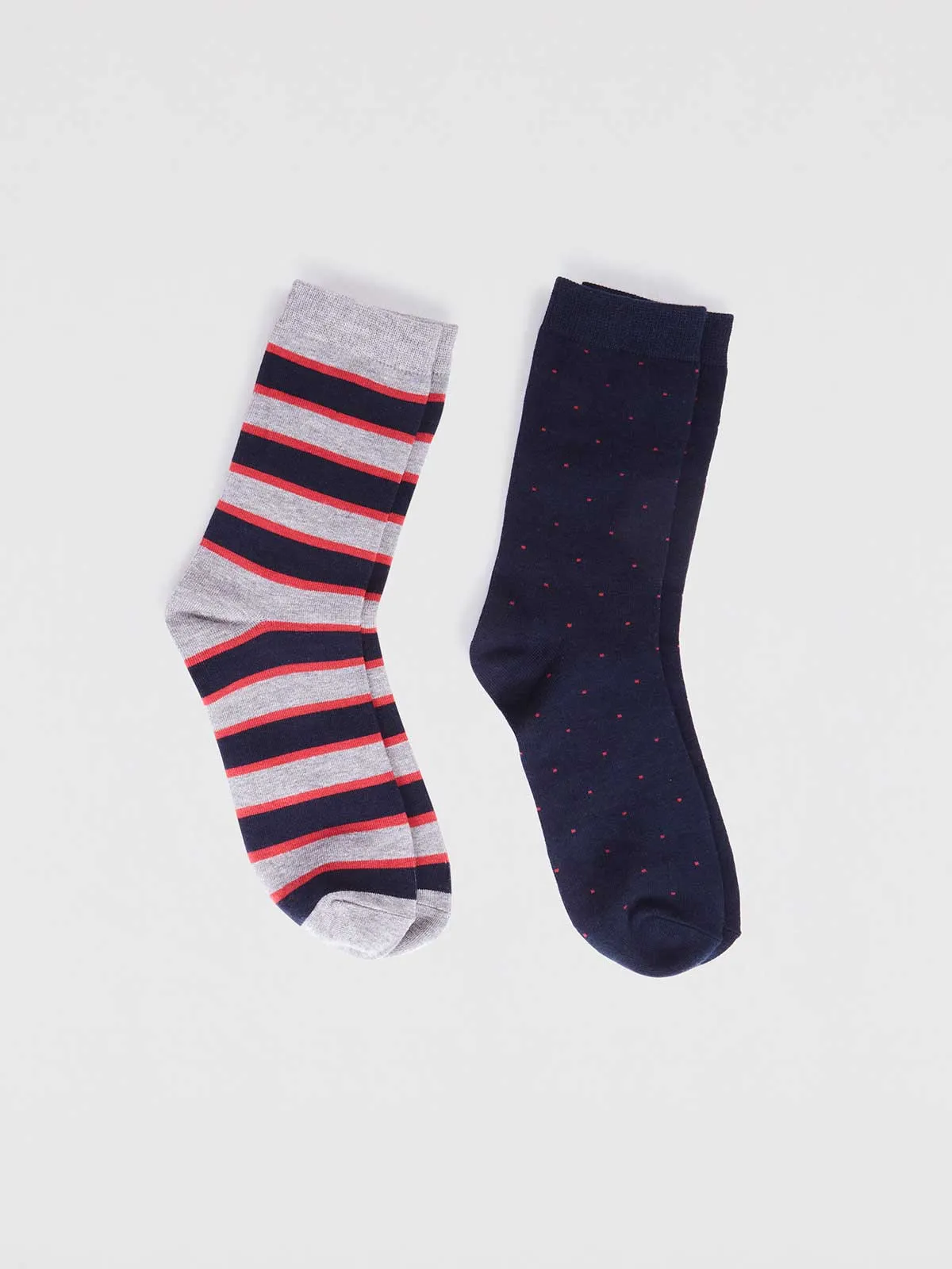 Dane Bamboo Pattern Pack Of Socks - Multi