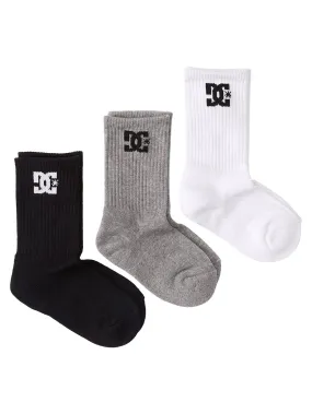 DC Men's Crew 3 Pack Socks