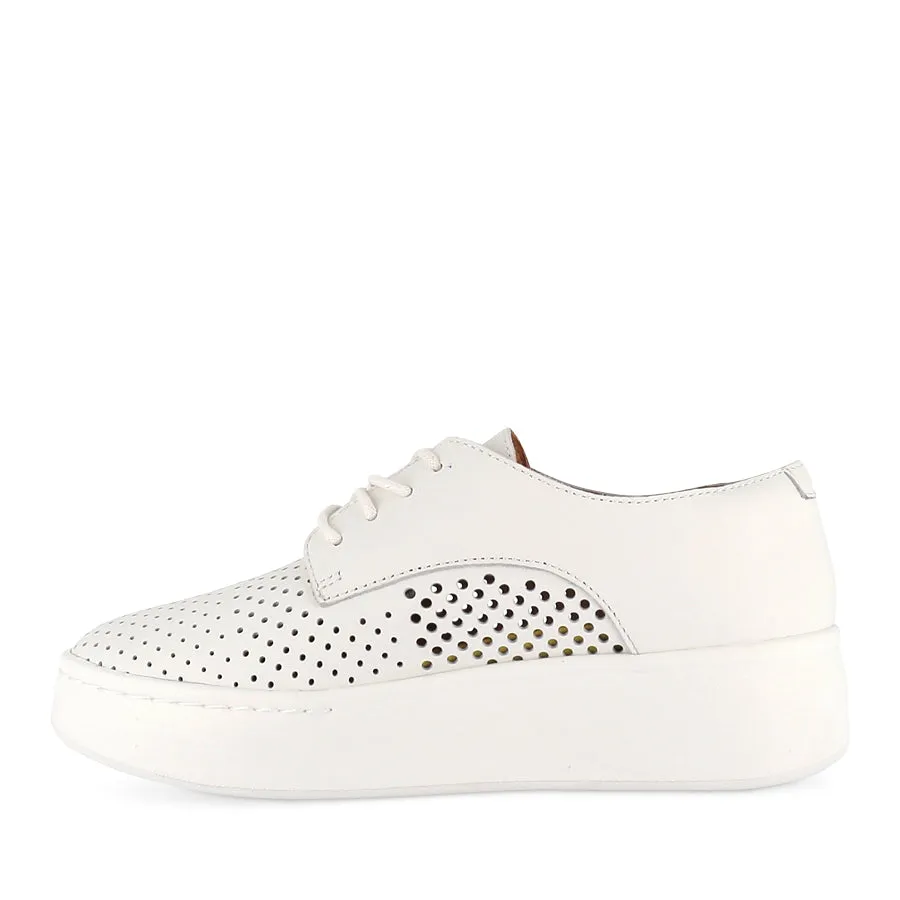 DERBY CITY PUNCH - WHITE LEATHER