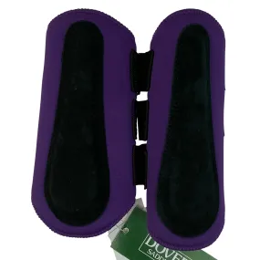 Dover Saddlery All-Purpose Galloping Boots in Purple - Small