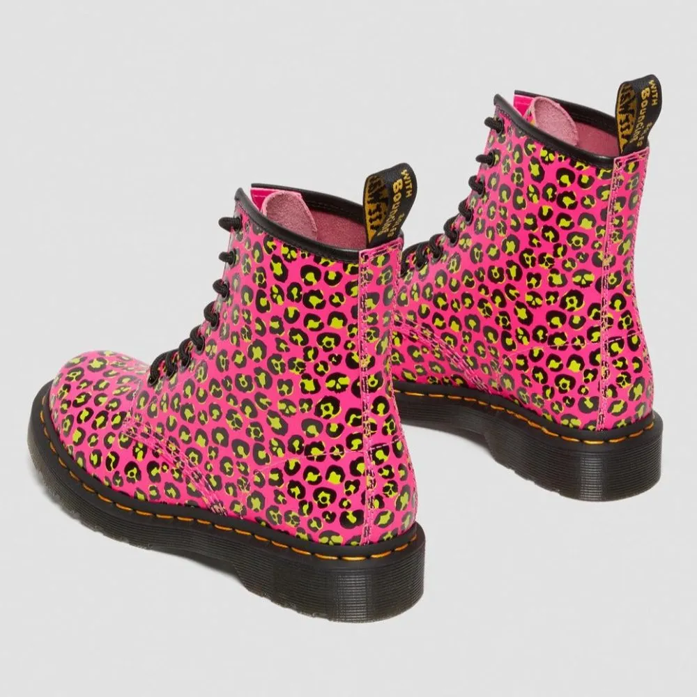 Dr. Martens Women's 1460 Leopard - Pink