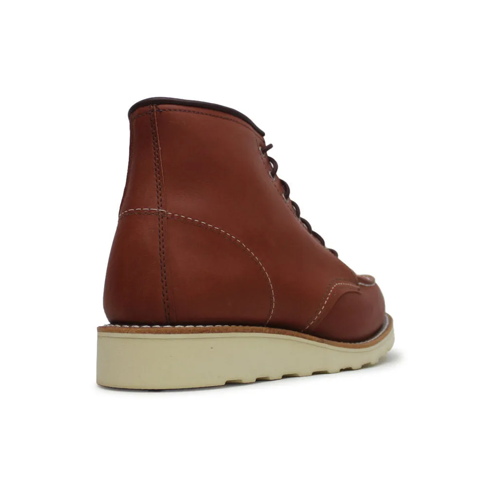 Heritage Nubuck Leather 6 Inch Classic Women's Moc Toe Boots