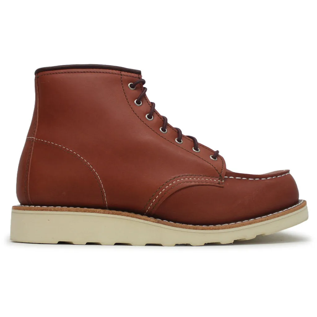 Heritage Nubuck Leather 6 Inch Classic Women's Moc Toe Boots