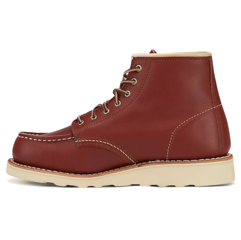 Heritage Nubuck Leather 6 Inch Classic Women's Moc Toe Boots