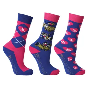 Hy Equestrian Thelwell Collection Race Socks