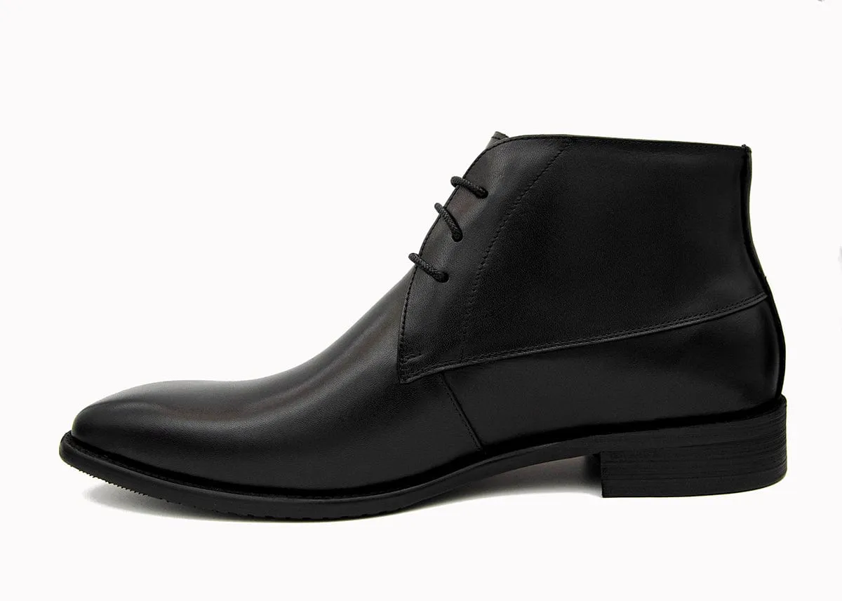 JAMES HILL | Black Chukka Boot