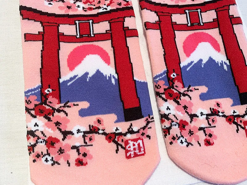 Japanese Kawaii Cute Ankle Socks - Fuji Inari