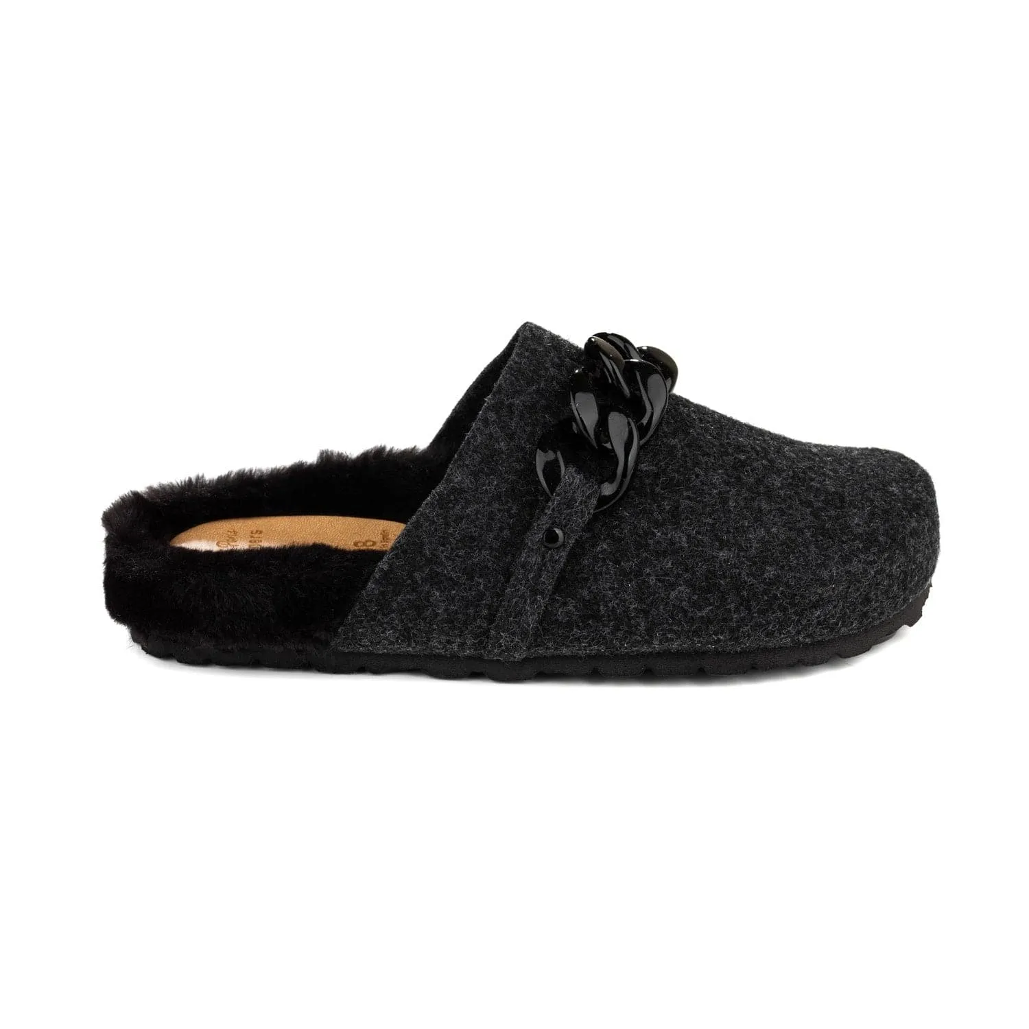 Leia Felt Slippers with Cushioned Comfort for Women - Leia