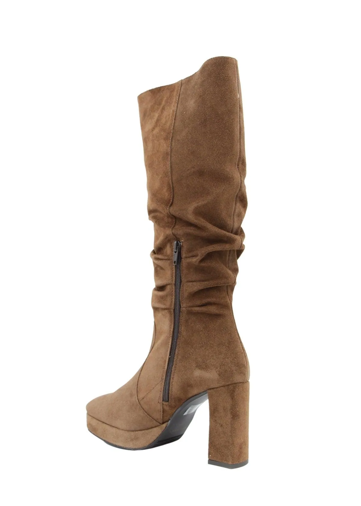 Marian Womens Tan Suede Slouchy Knee-High Boots - Stylish & Comfortable Fashion Footwear