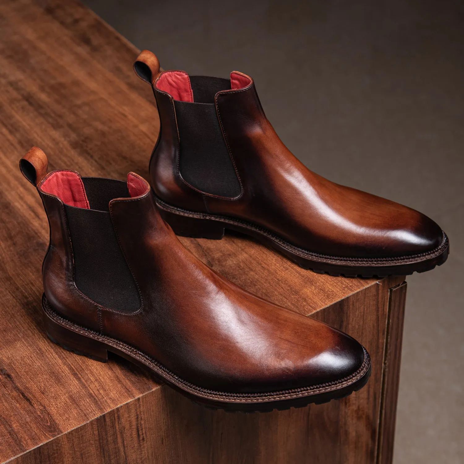 Mens Chelsea Boots- Brown