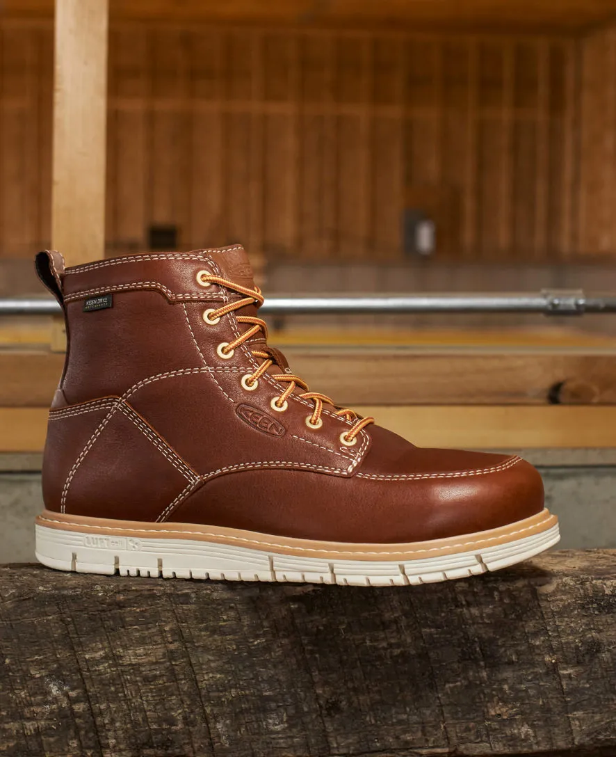 Men's San Jose 6 Waterproof Boot (Soft Toe)  |  Cascade Brown