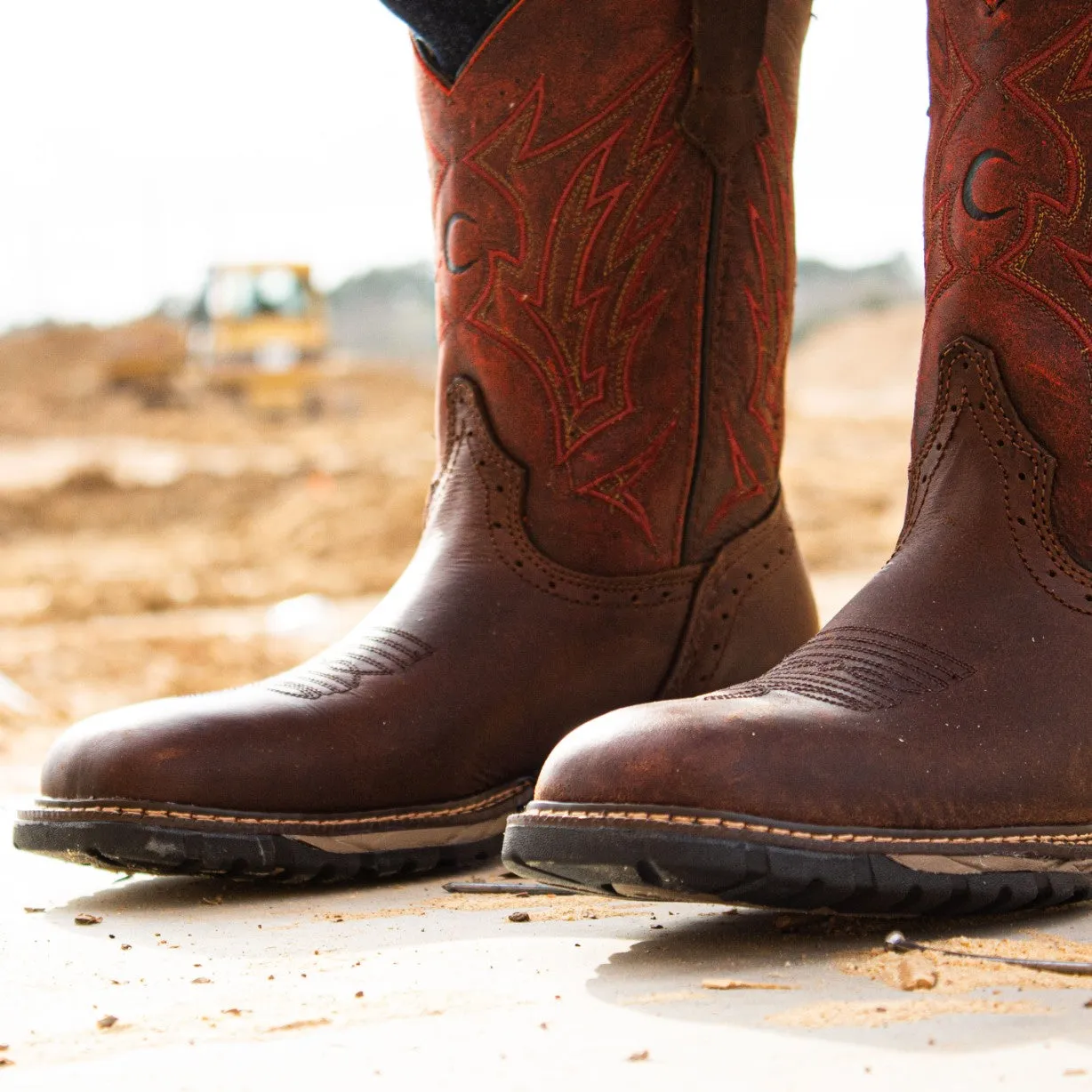 Men's TONKA - 10" Pull On Square Toe Boots