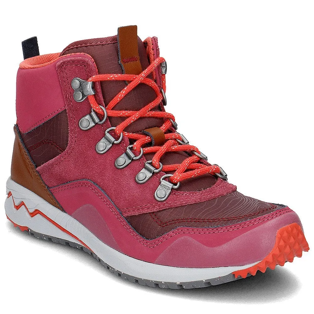 Merrell Stowe Mid Womens Pink Boots