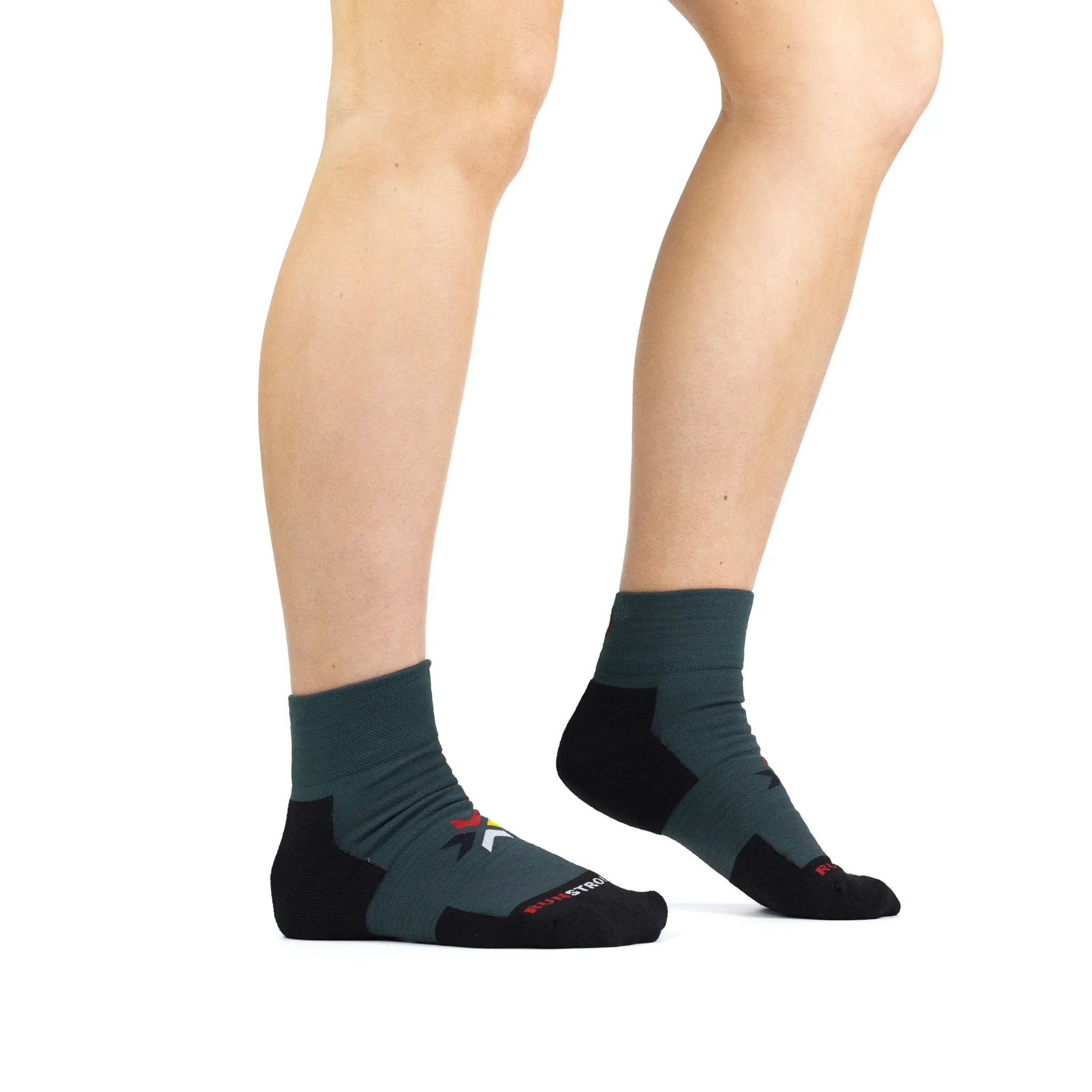 Mesa Lightweight Quarter Crew Running Sock