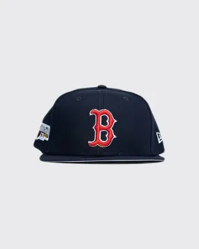 new era 5950 boston red socks side patch fitted