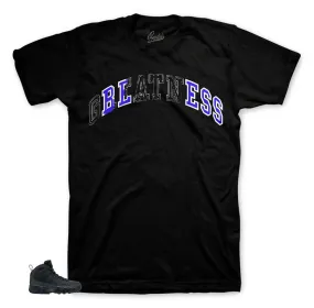 Retro 9 Concord Boot Shirt - Stitch - Black