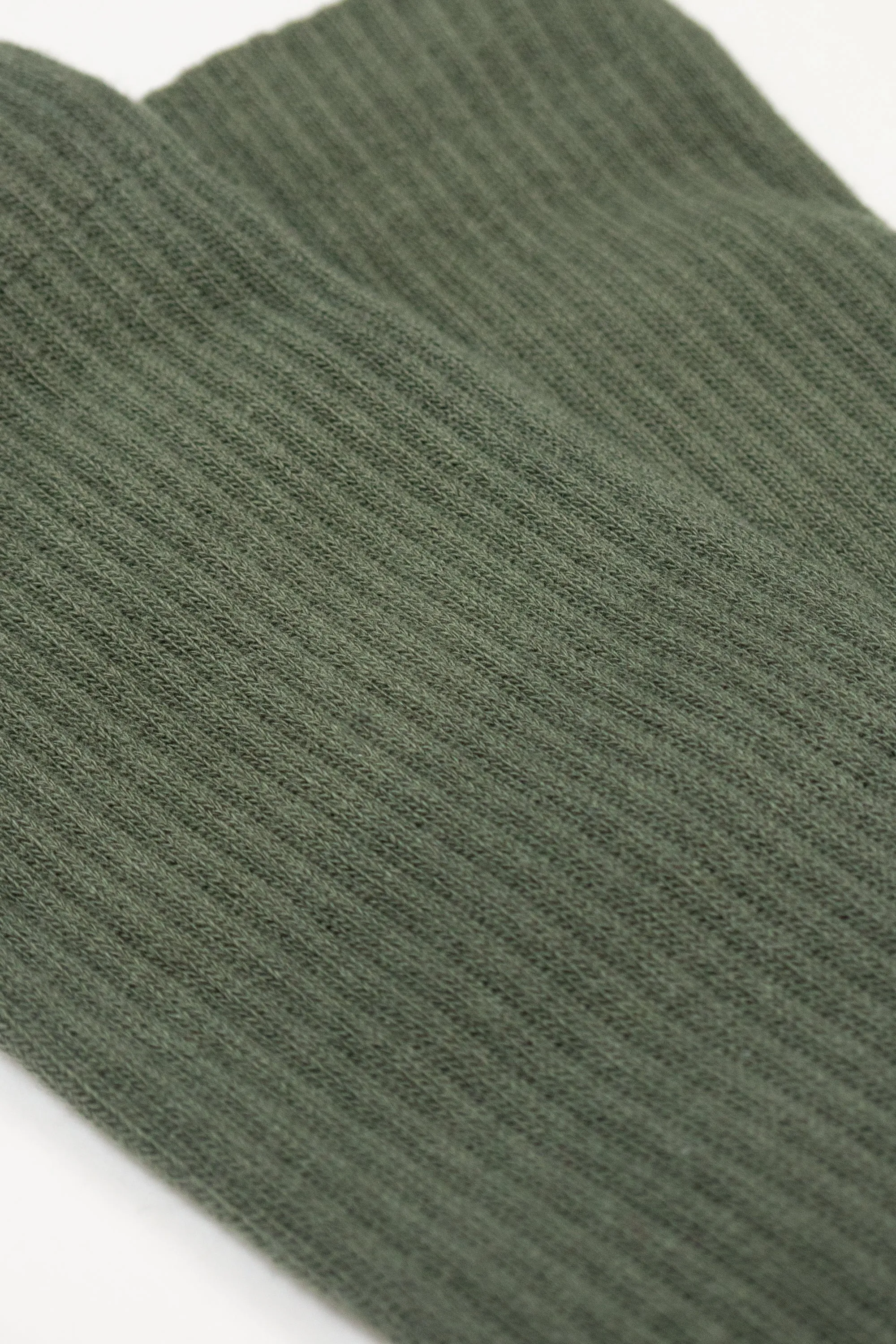 Ribbed Sock Olive