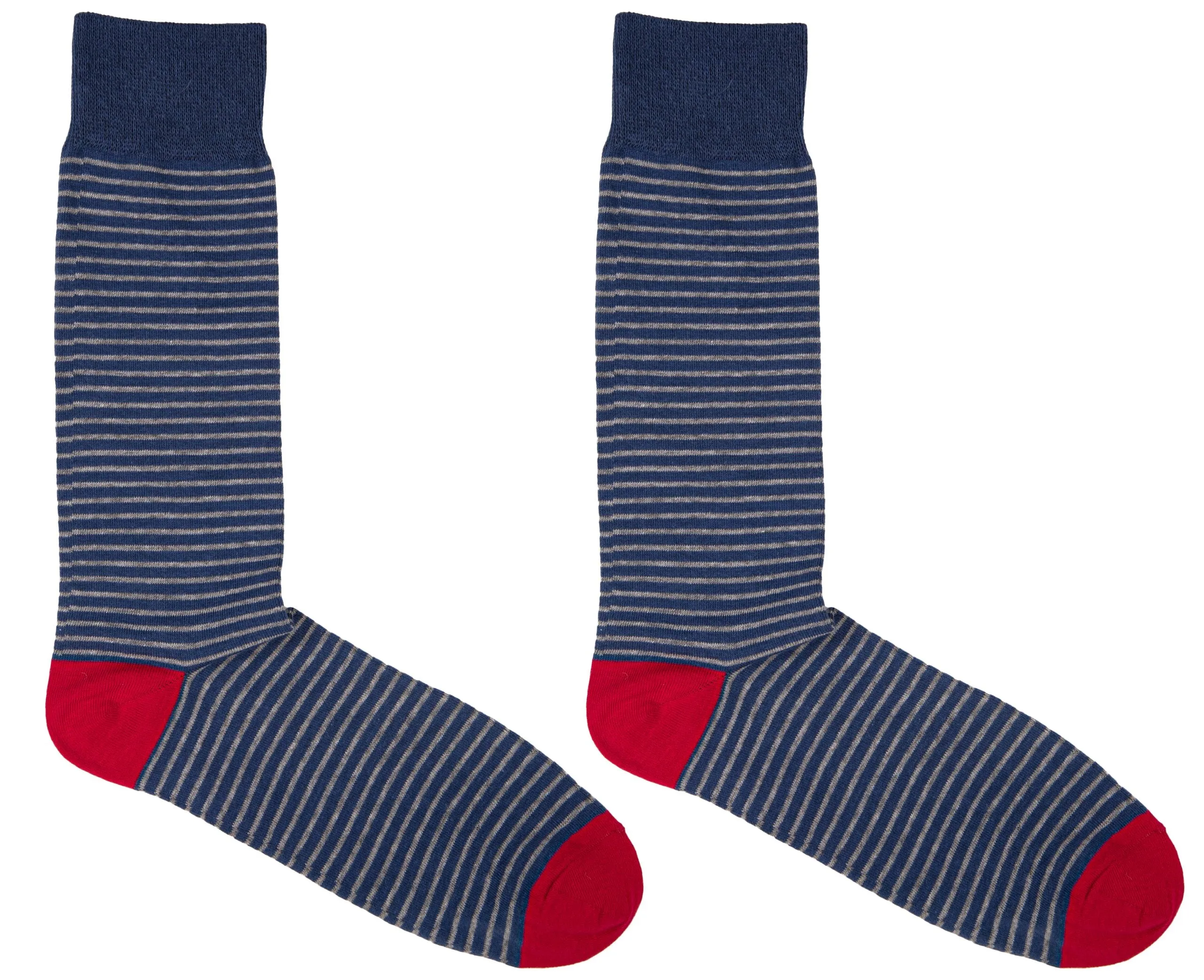 Socks by Simply Southern - Pinstripes Navy