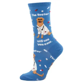 The Dogtor is In Women's Socks