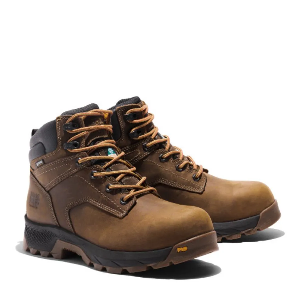 Timberland PRO Titan Men's 6 Waterproof Composite Toe Work Boot TB0A5T87214 - Brown