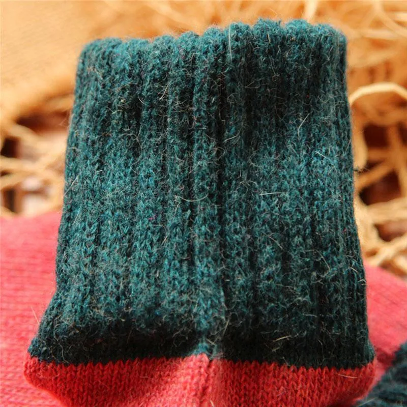 Women Winter Wool Thick Socks(5 Pairs)