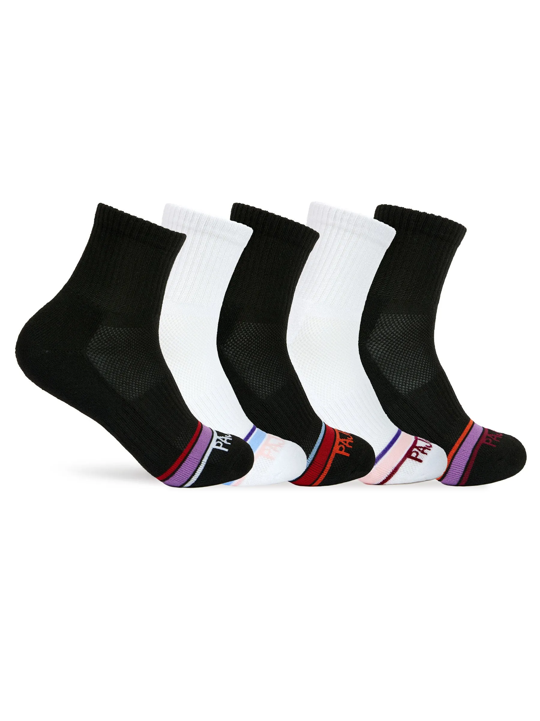 Women's Performance Mid-Crew Socks 5-Pack